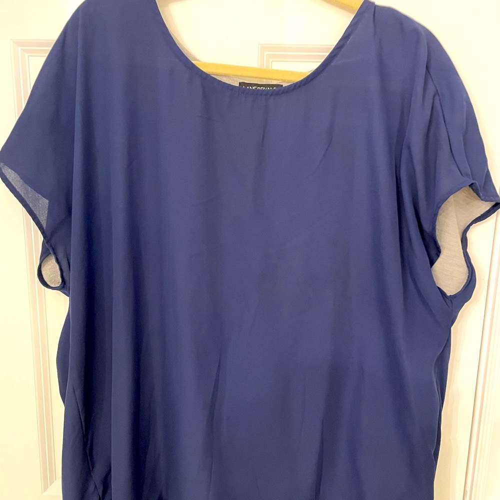 Lane Bryant Short Sleeve Shirt